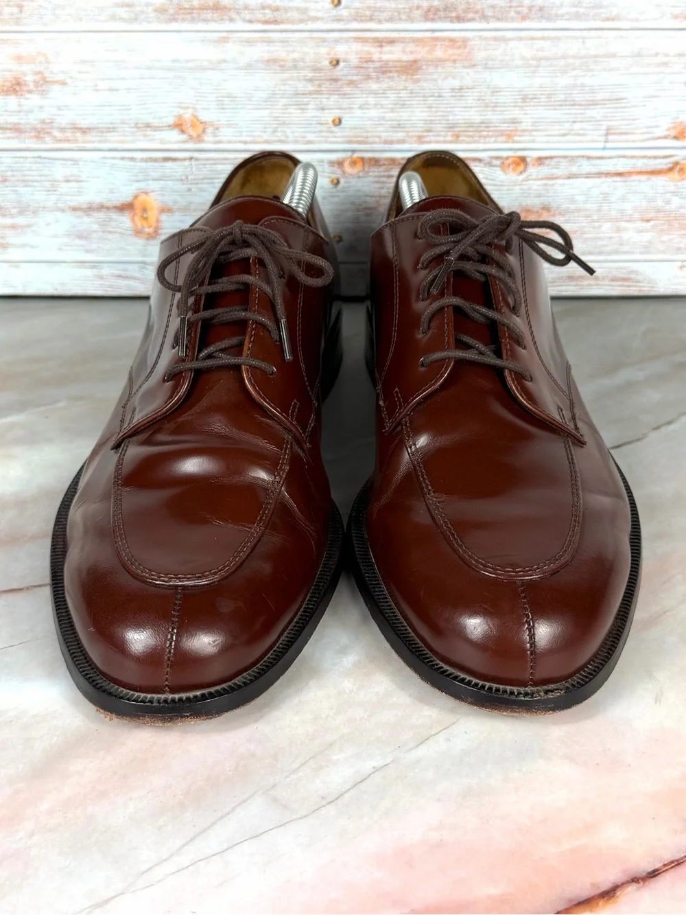 Cole Haan Calhoun Dress Oxford Men’s Mahogany Leather Derby Shoes